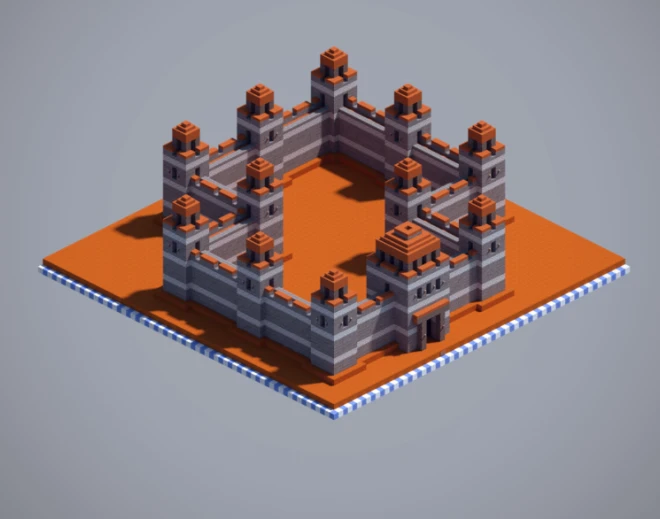 Minecraft wall designs 6