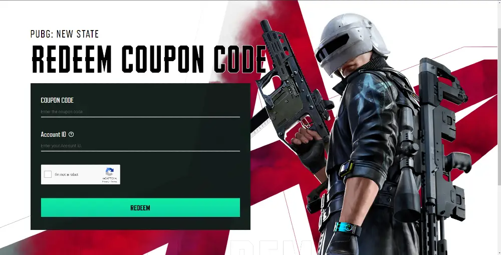 PUBG NEW STATE REDEEM COUPON CODE