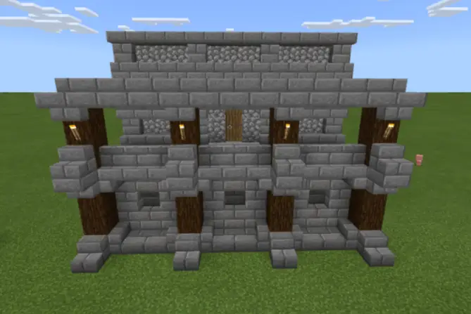 Minecraft wall designs 3