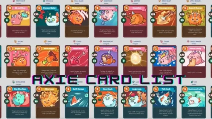 Axie Infinity Cards Beginner’s Guide