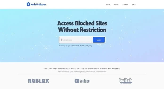node unblocker website
