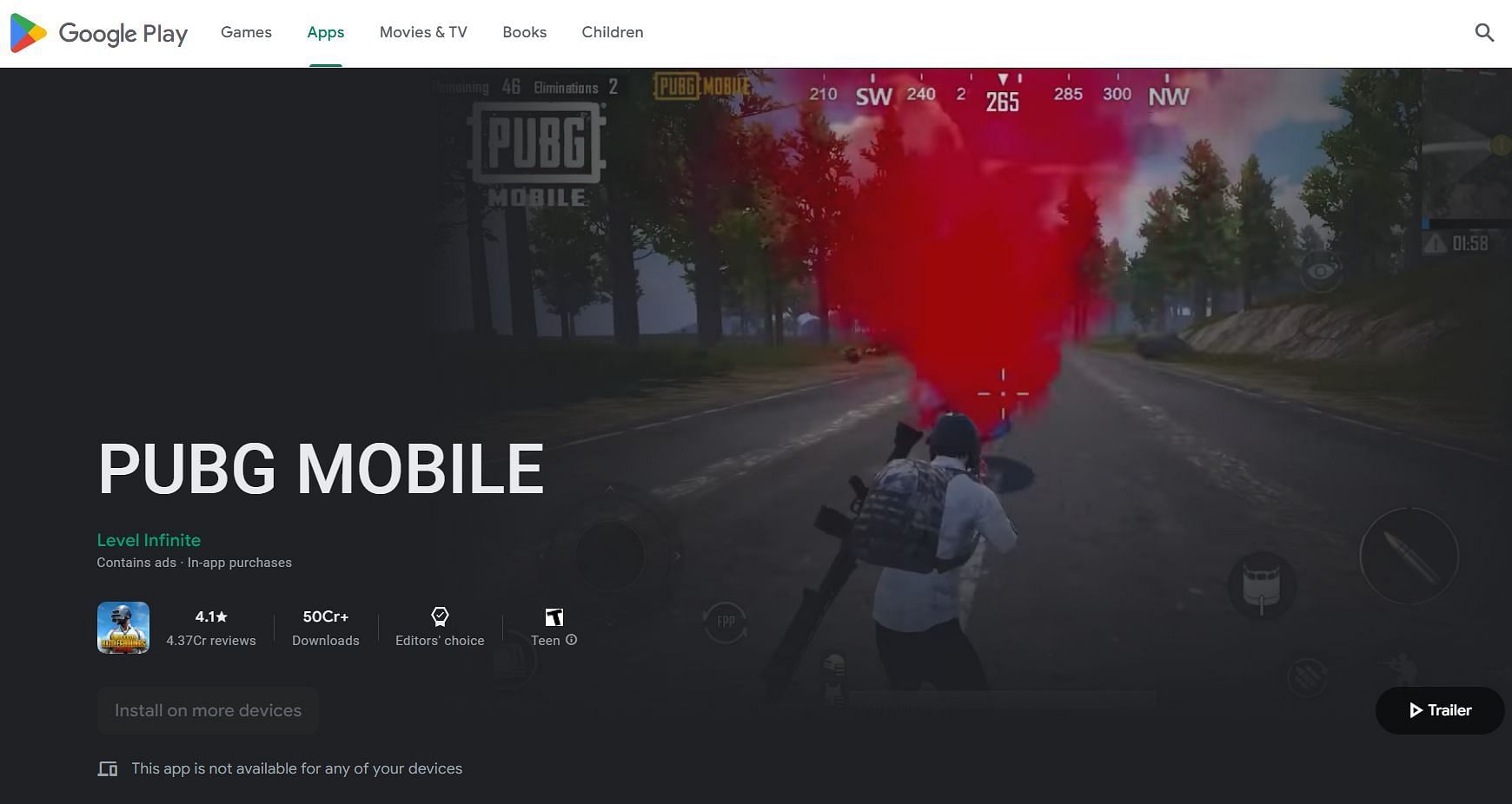 It is quite easy to download the PUBG Mobile 2.4 patch update (Image via Google Play Store)