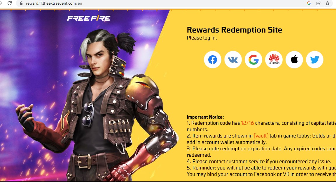 Free Fire Redemption Site: The official Redemption Website of Garena Free Fire is BACK after almost 48 hours, CHECK DETAILS