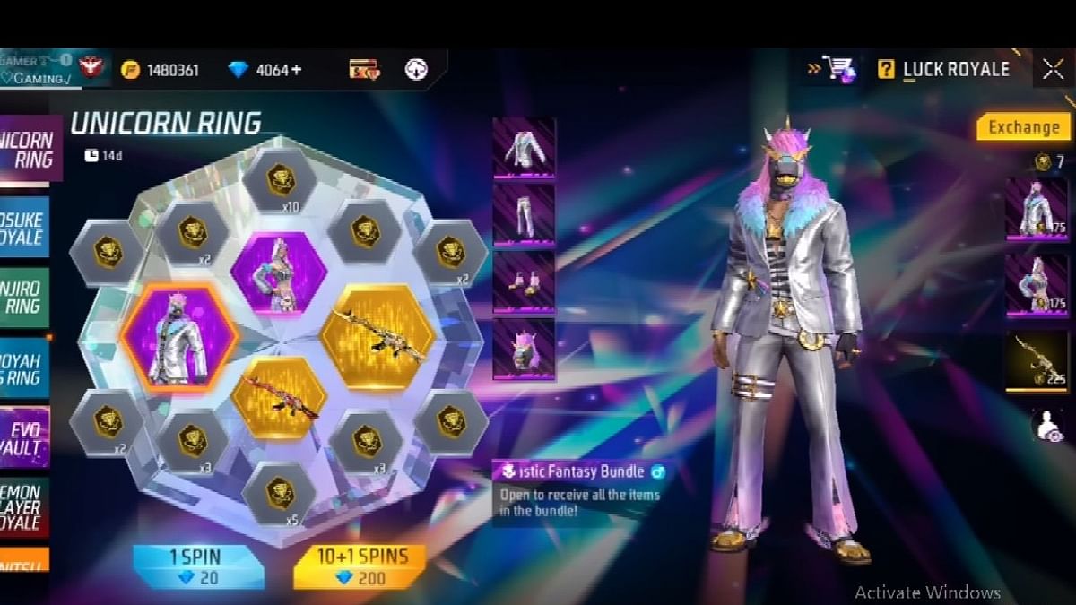 Free Fire: Unicorn Ring Event Guide