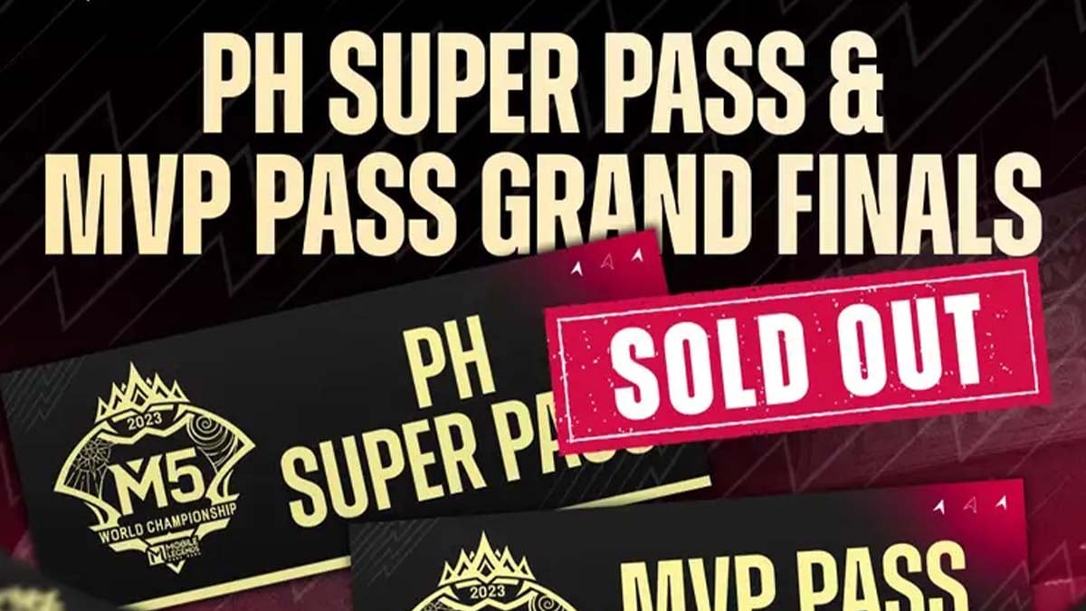 M5 World Championship PH Super Pass and MVP Pass Sold Out Within Hours