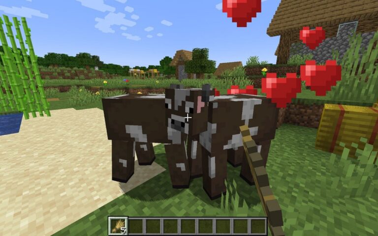 breed Cows in Minecraft