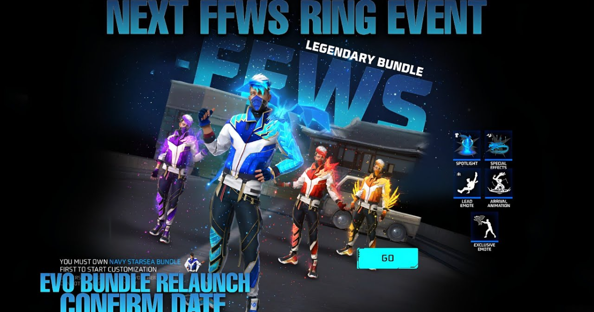 Free Fire FFWS Ring Event: How to Get Legendary Bundles and More