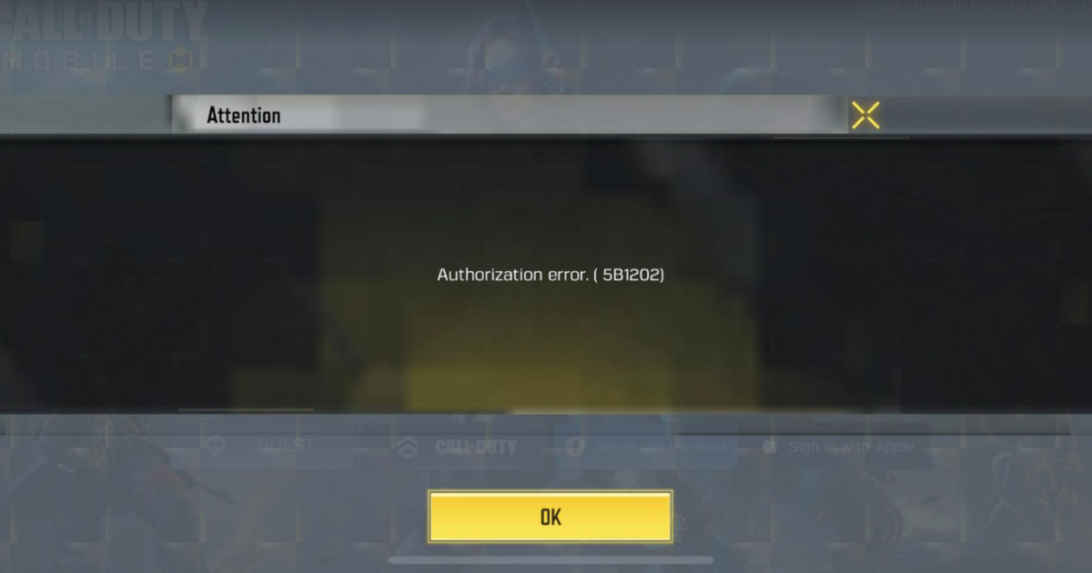 Call Of Duty Mobile: How to fix Authorization Error 270FD309