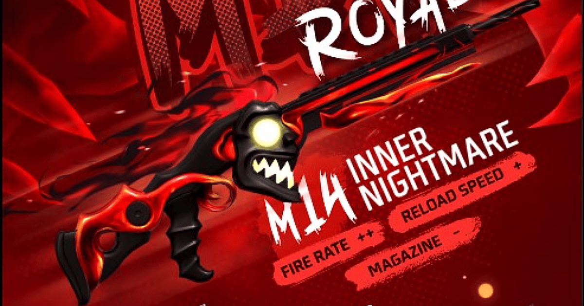Free Fire MAX M14 Inner Nightmare Skin; Check Cost, Attributes, How to Get