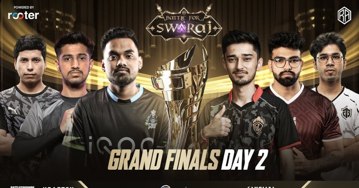 RA Esports BGMI Battle For Swaraj Grand Finals Day 2: Overview, Points Table