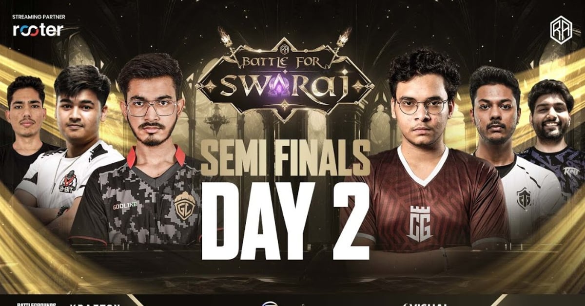 RA Esports BGMI Battle For Swaraj Semi Finals Day 2: Overview, Points Table