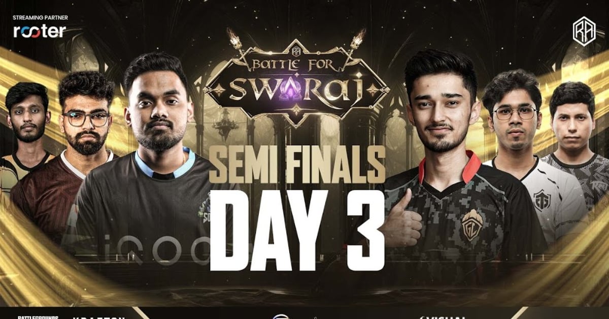 RA Esports BGMI Battle For Swaraj Semi Finals Day 3: Overview, Points Table