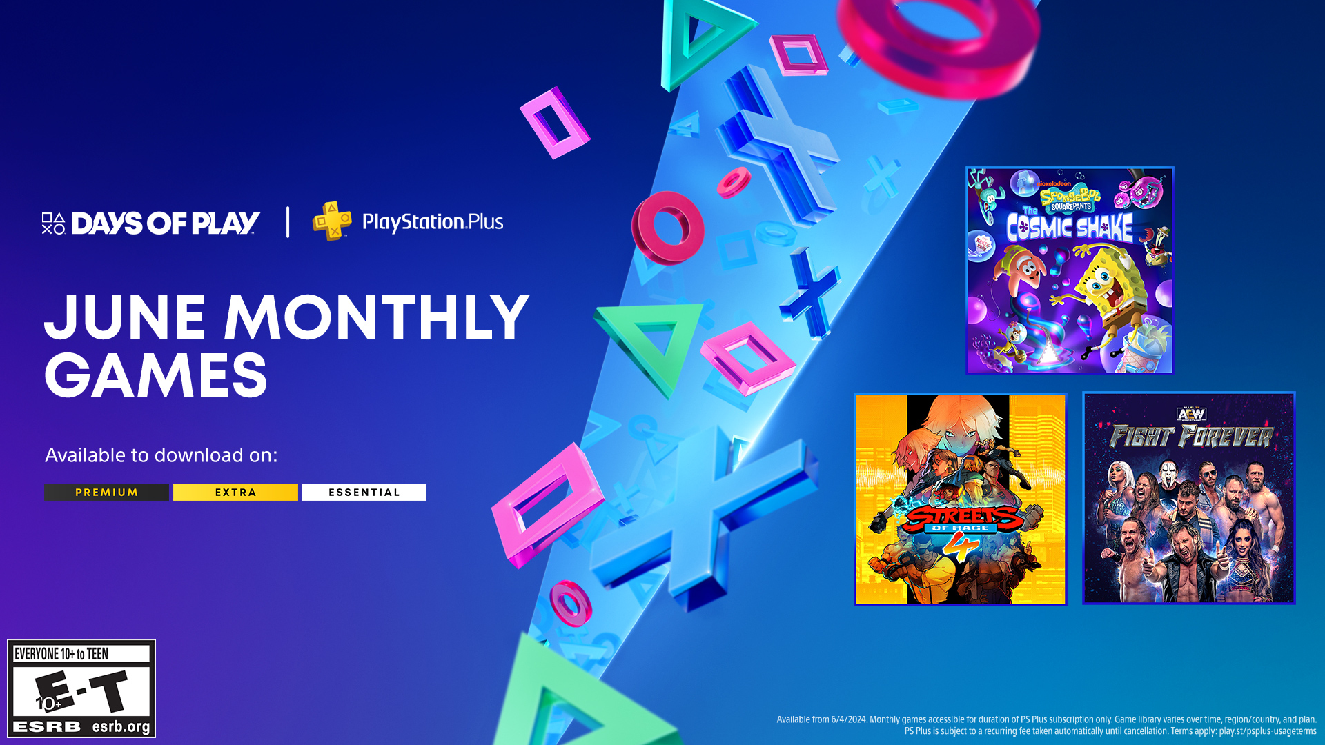 Sony Announces Free PS Plus Games For June 2024