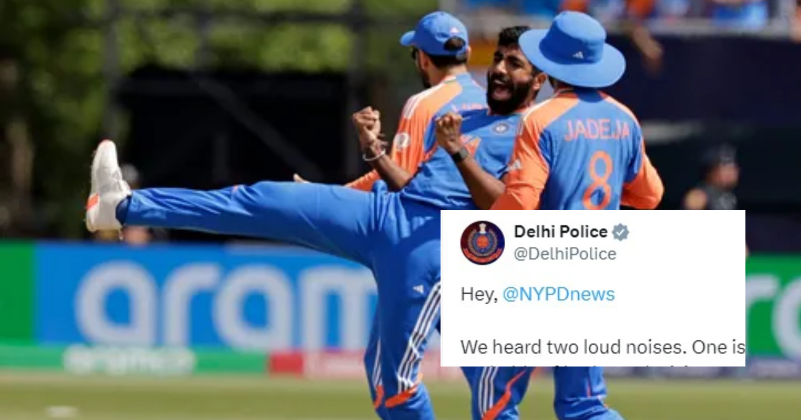 Delhi Police039s Hilarious Tweet After India039s Win Over Pakistan in
