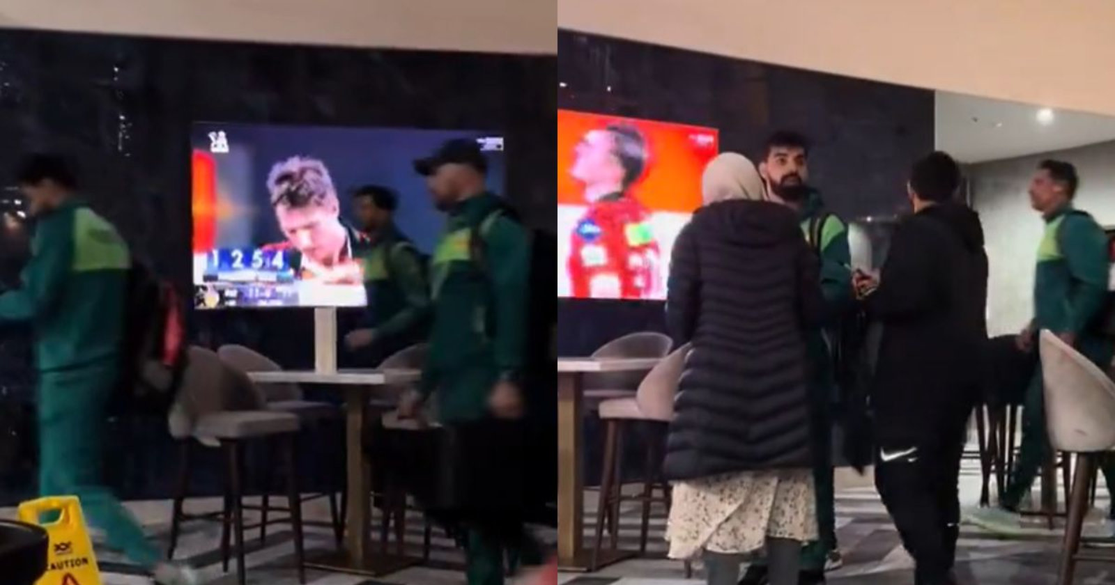 WATCH Pakistan Team Ignores IPL Final Playing On Screen Viral