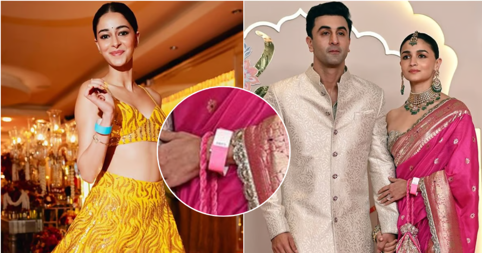 Guests Wear Colour Coded Bands at Anant Ambani Radhika Merchant039s Wedding What