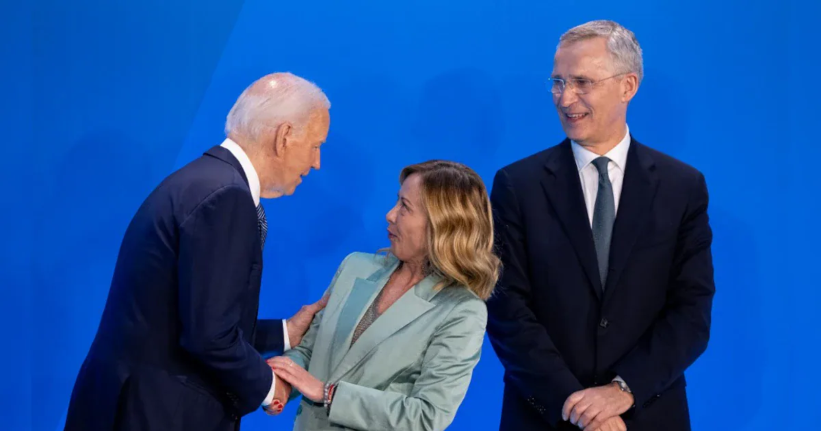 WATCH Giorgia Meloni Rolls Eyes As Biden Arrives Late at