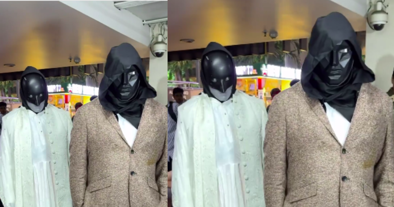 WATCH Who Are The Masked Men Spotted At Mumbai Airport